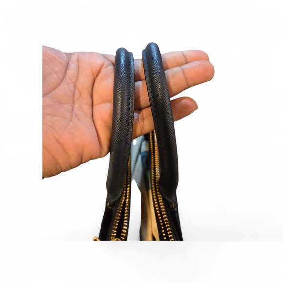 Tory Burch Navy Blue Satchel - Picture 6 of 16